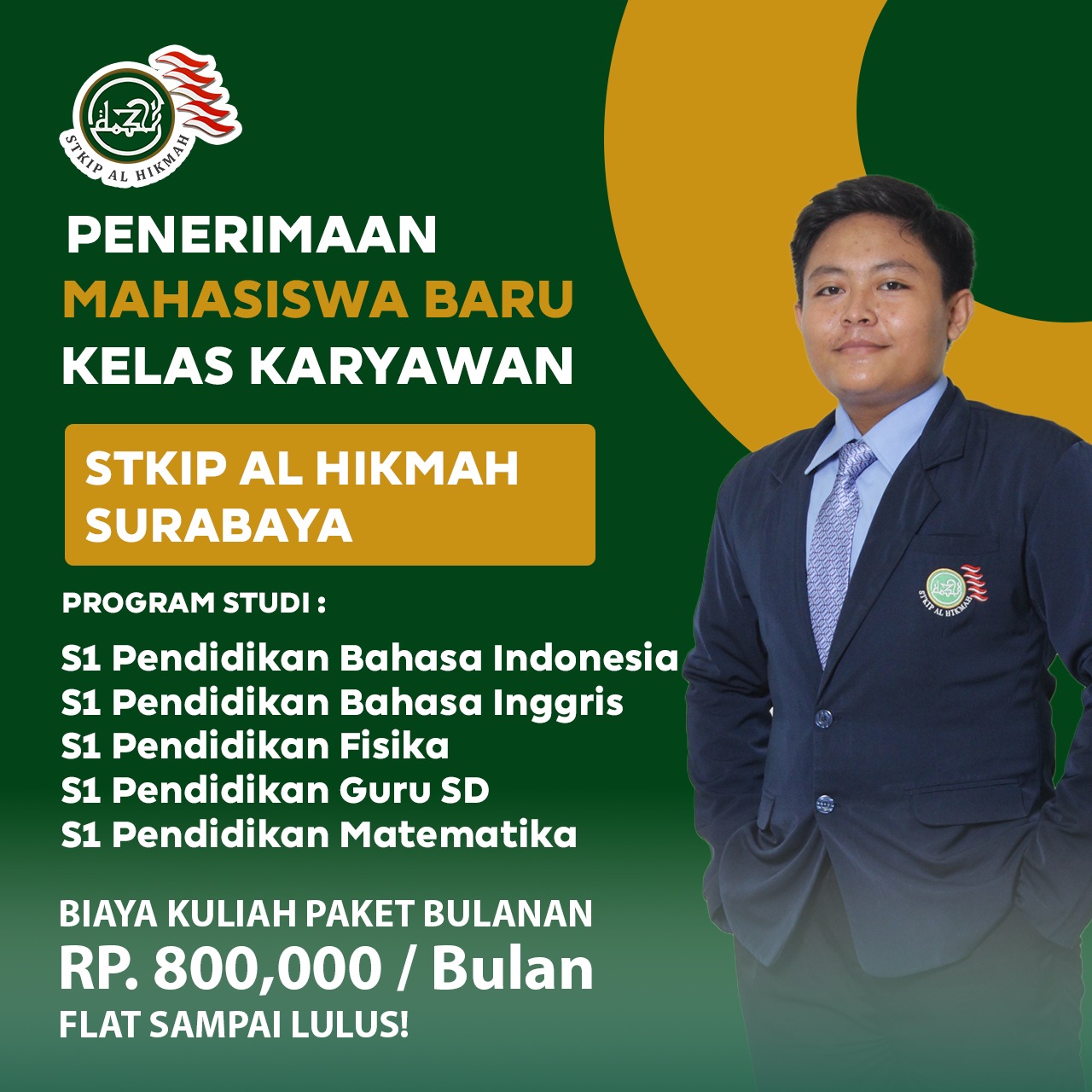Cicilan Biaya Kuliah di STKIP Al Hikmah Surabaya