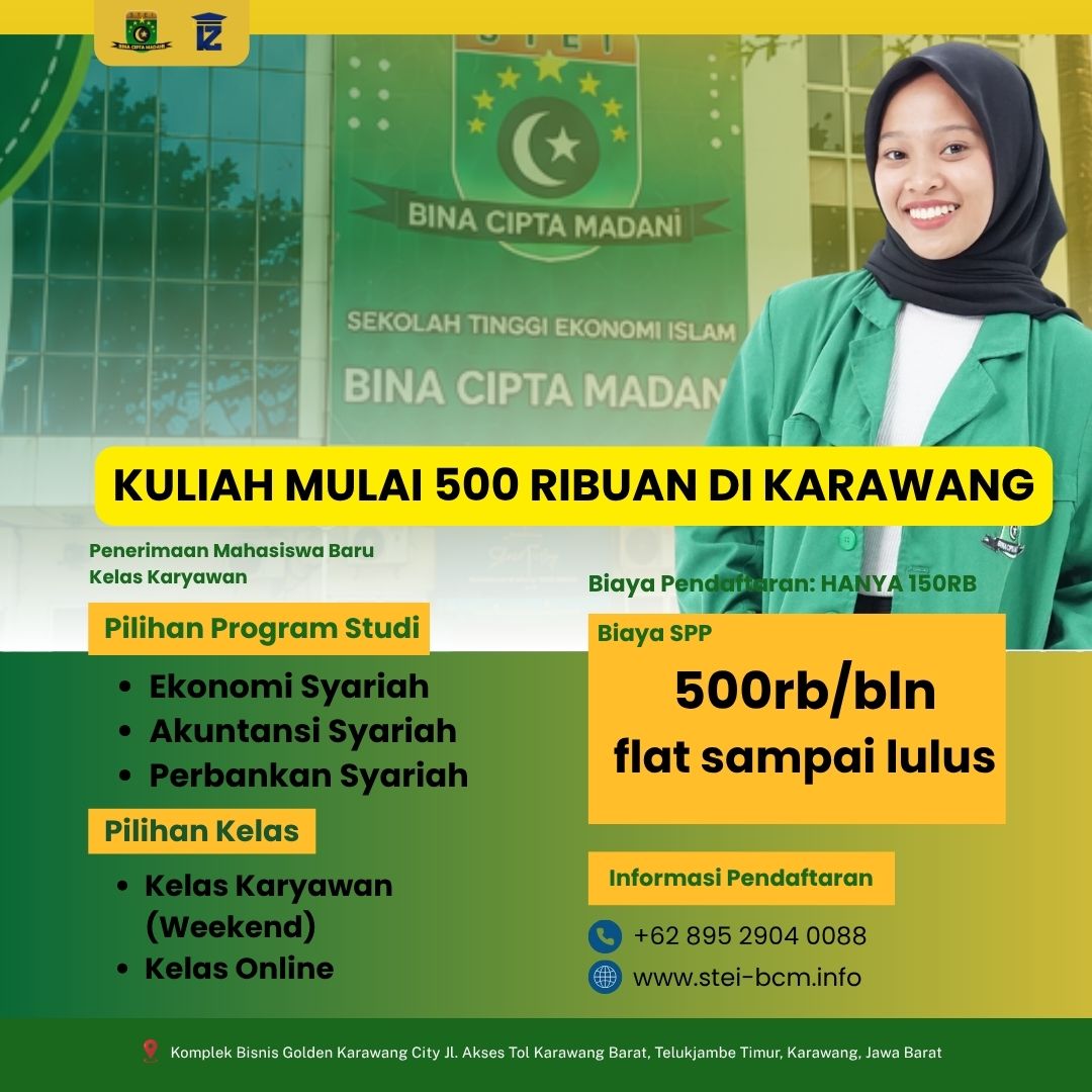 Kuliah Mulai 500 Ribuan di Karawang
