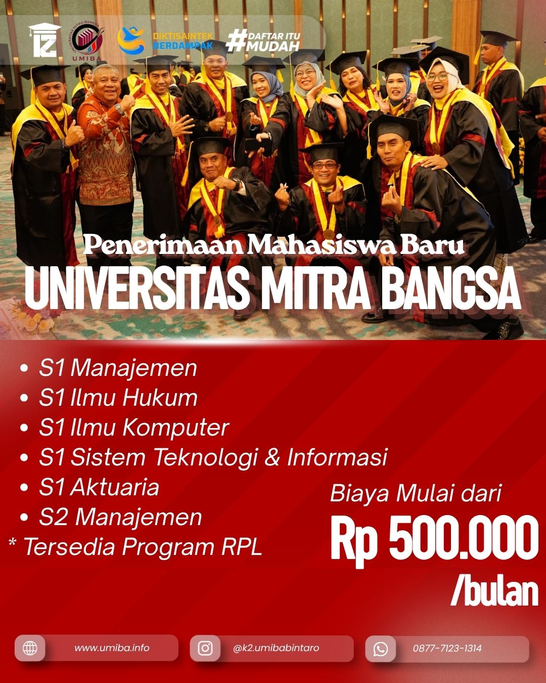 Kuliah di UMIBA Bintaro Pilihan Jurusan Dan Biaya Kuliah Terbaru