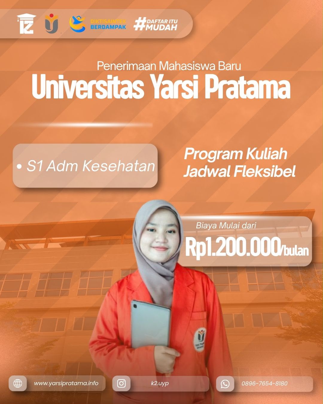 Kampus Jurusan Gizi Kelas Karyawan di Universitas Yarsi Pratama Tangerang