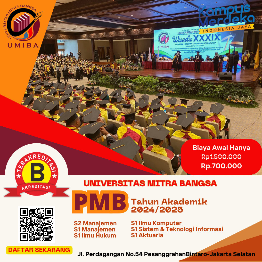 Jurusan di Universitas Mitra Bangsa Jakarta Pasar Minggu