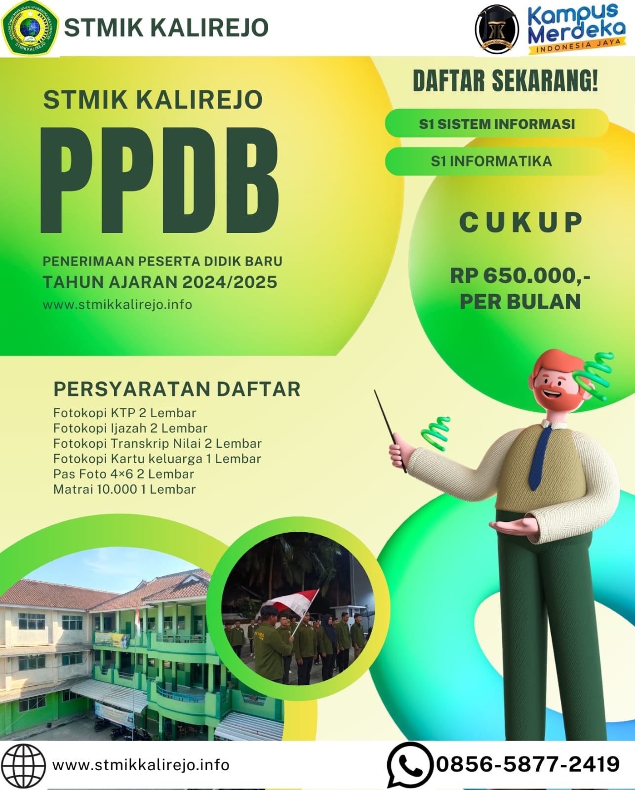 STMIK Kalirejo Kampus Berwawasan Teknologi di Lampung Tengah