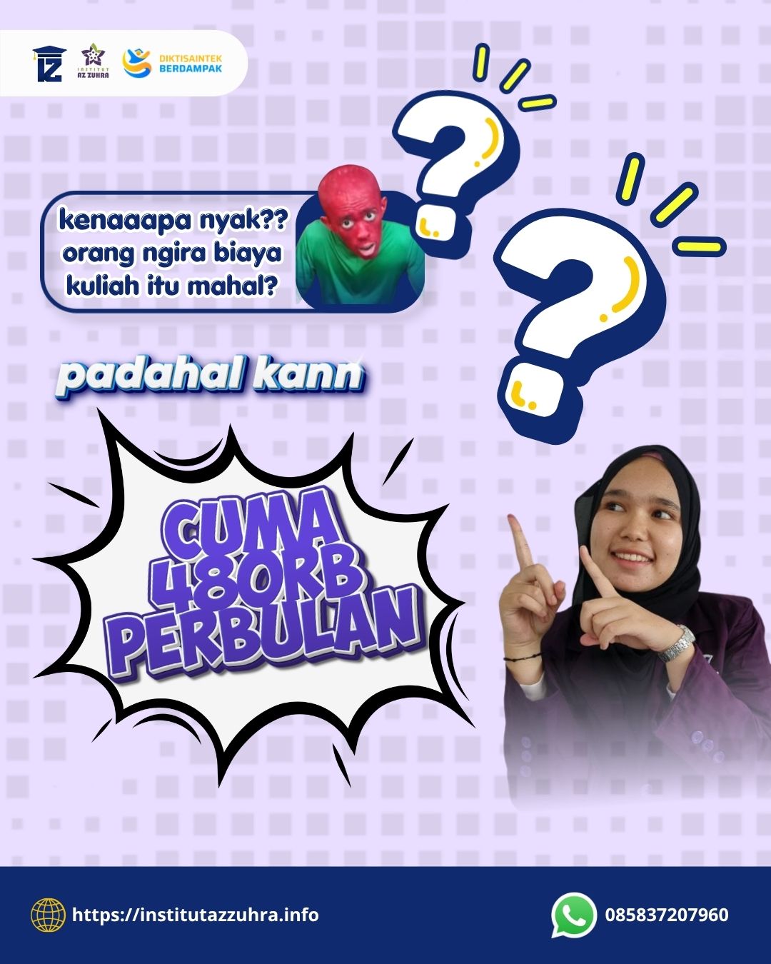 Institut Az Zuhra Pekanbaru Tempat Kuliah Biaya Terjangkau