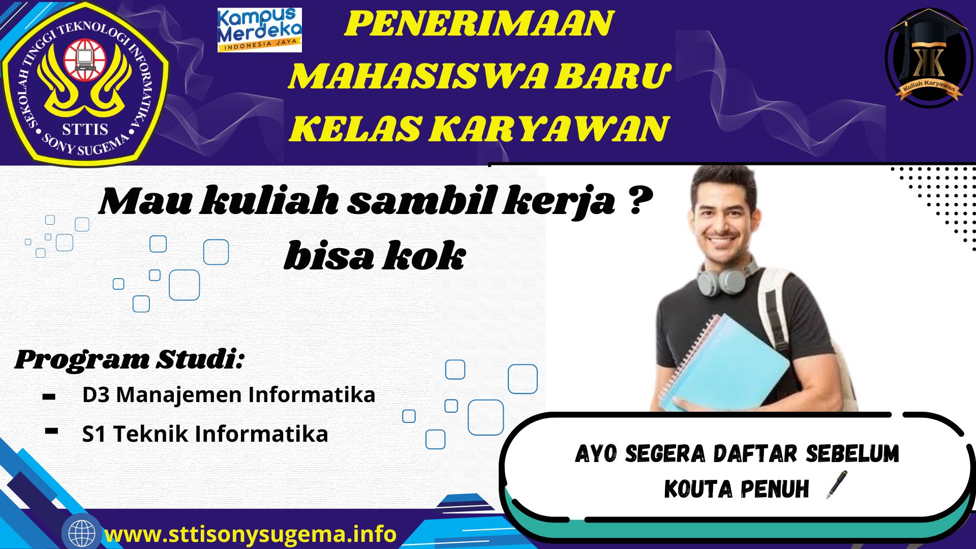 Kuliah Weekend K2-STTI Sony Sugema