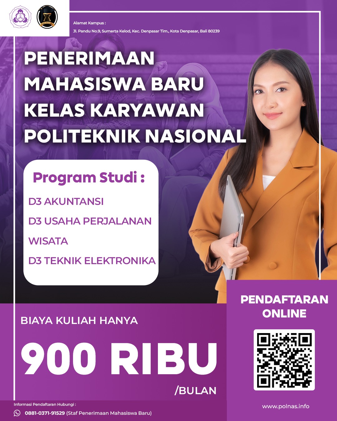 K2 Kampus Politeknik Nasional Membuka PMB TA. Ganjil 2025/2026