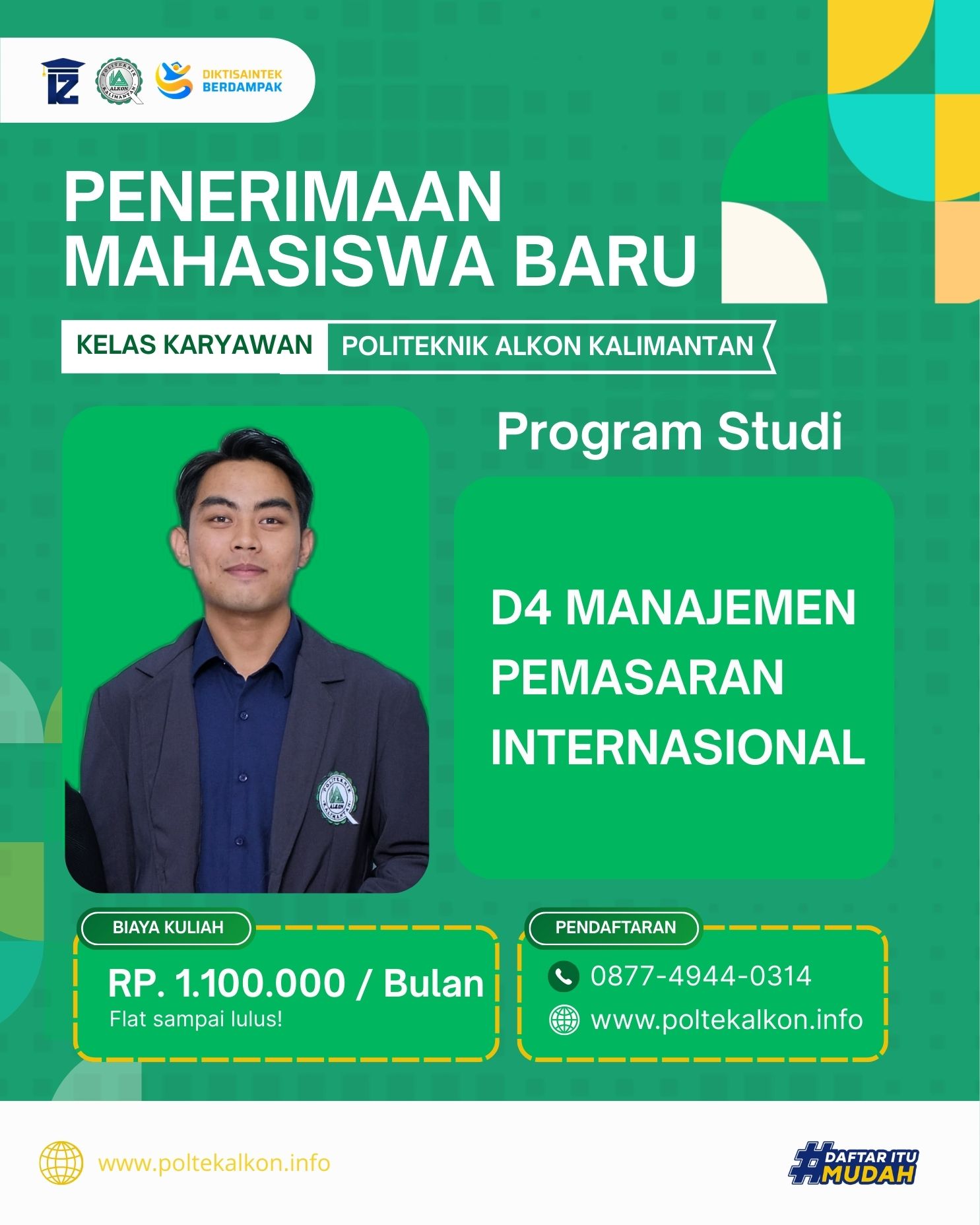 Politeknik Alkon Kalimantan Kuliah Kelas Karyawan D4 Manajemen Pemasaran Internasional di Balikpapan