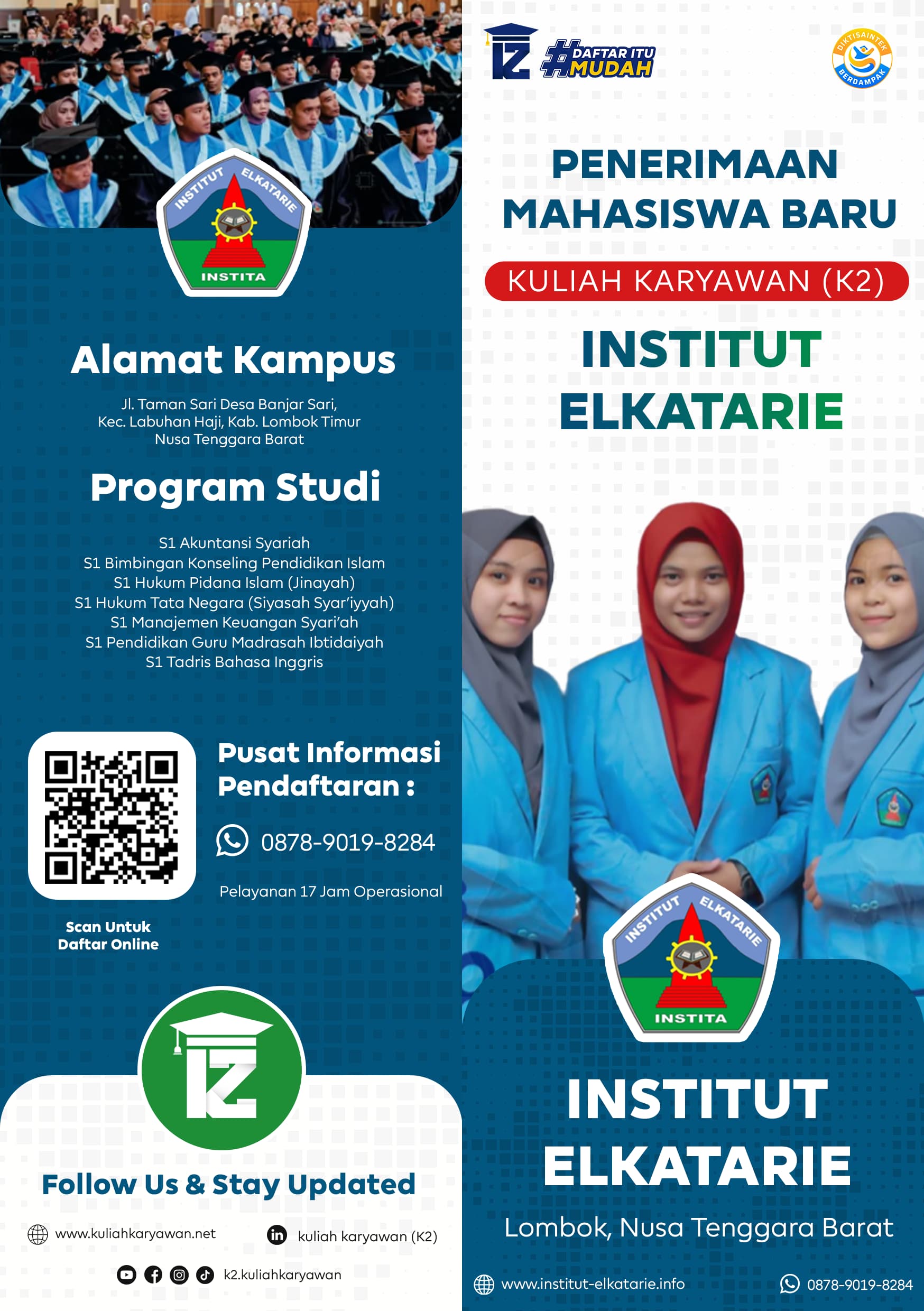 Informasi Kuliah Karyawan Biaya Terjangkau di Institut ElKatarie