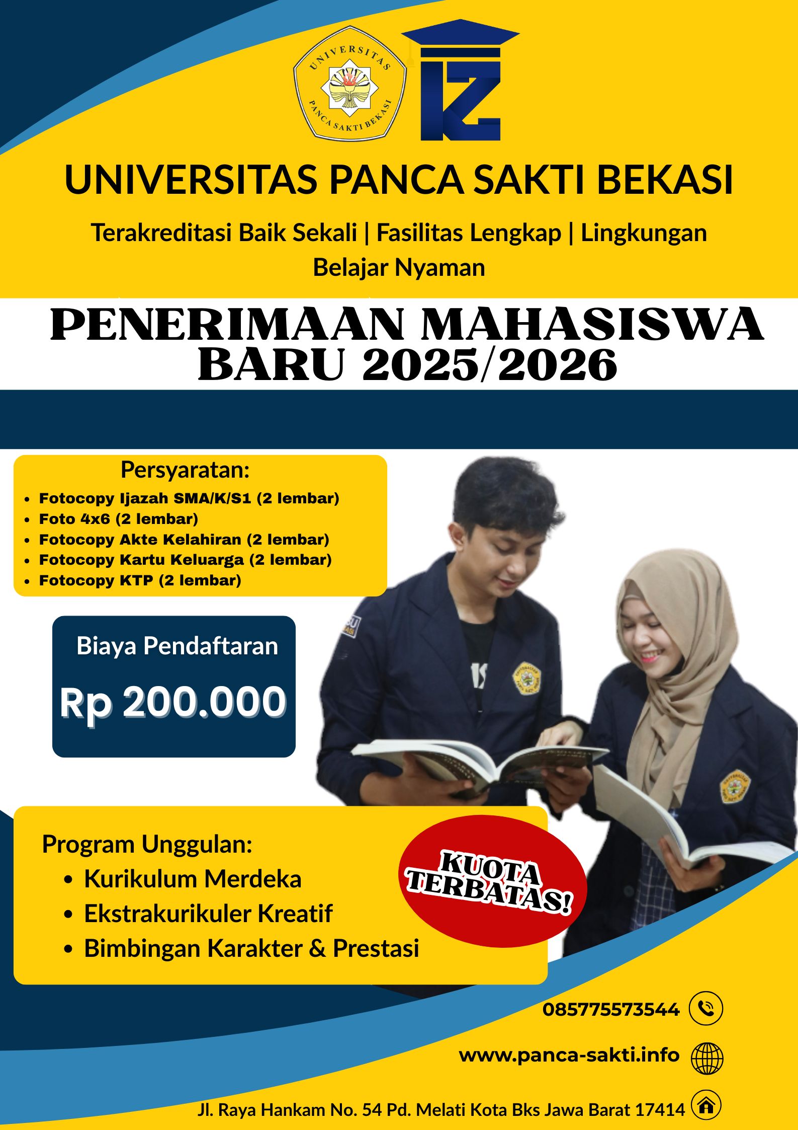 Kuliah weekend sabtu dan minggu di Universitas Panca Sakti Bekasi
