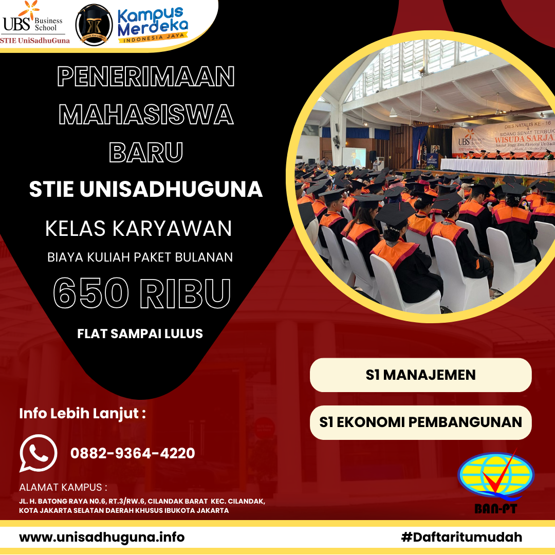 Kelas Karyawan Malam Di STIE Unisadhuguna 