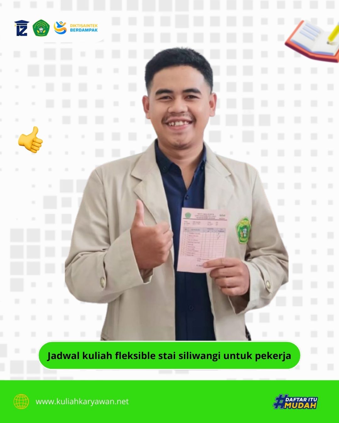 Jadwal kuliah fleksible stai siliwangi untuk pekerja