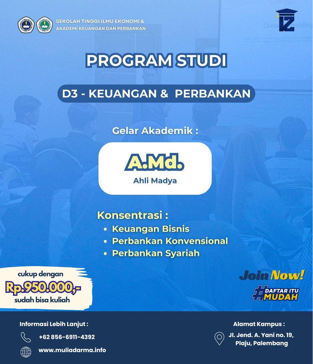 Keunggulan Kuliah Karyawan di Akubank Mulia Darma Pratama Palembang