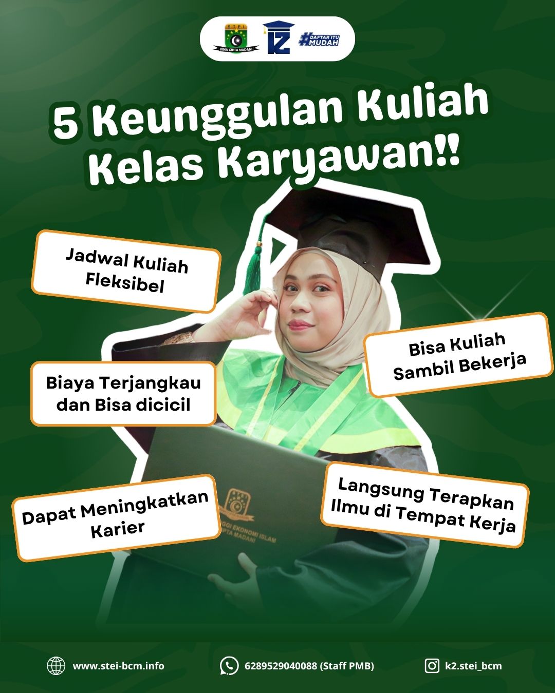 Keunggulan Kuliah Kelas Karyawan STEI Bina Cipta Madani