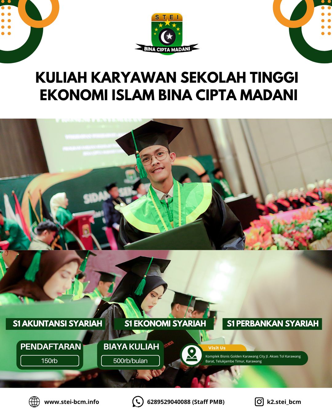 Kuliah Karyawan Kampus Sekolah Tinggi Ekonomi Islam Bina Cipta Madani