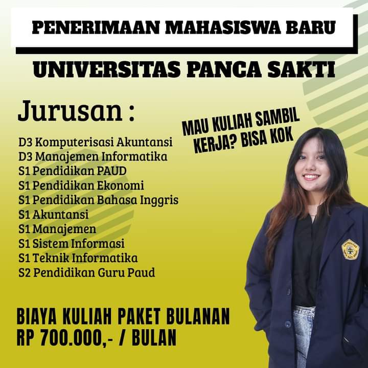 Informasi Pendaftaran Online S1 Manajemen di Universitas Panca Sakti Cikarang