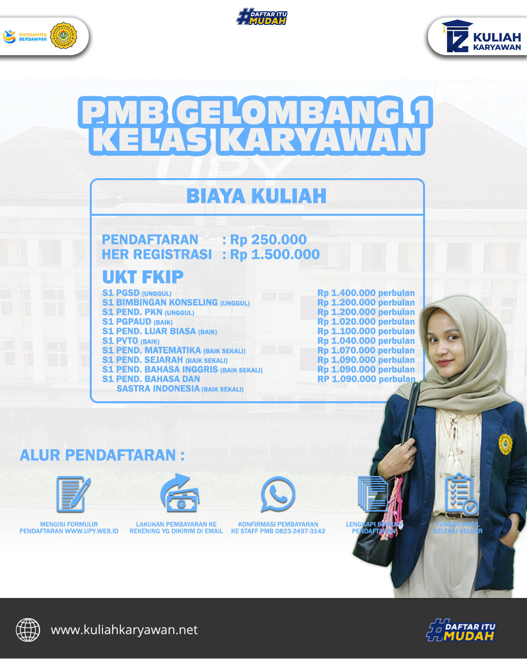 Biaya Kuliah Karyawan K2 FKIP Universitas PGRI Yogyakarta: Pilihan Prodi Terakreditasi dan Biaya Ter