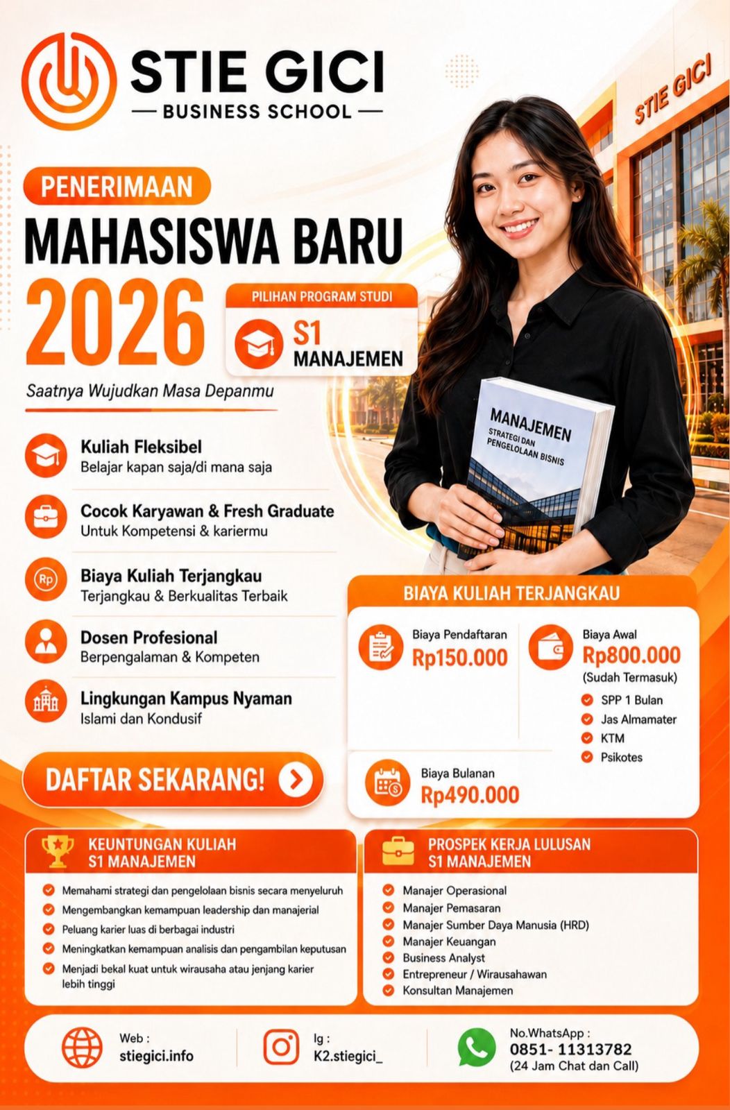 Kuliah S1 Manajemen di Depok Biaya Terjangkau Tahun 2026