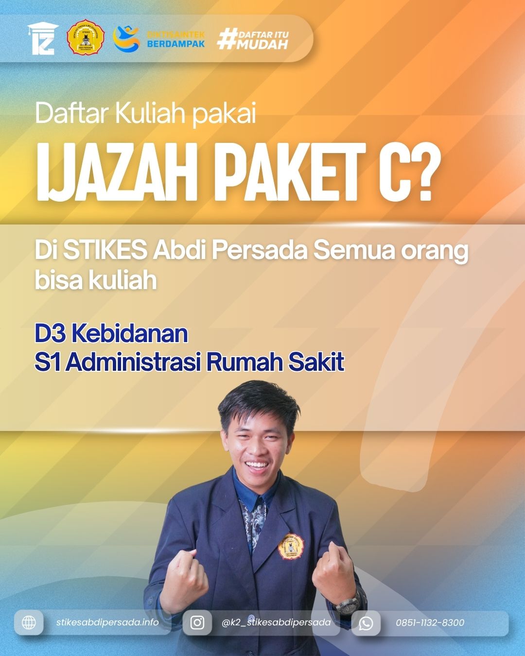 Daftar Kuliah Ijazah Paket C STIKES Abdi Persada Banjarmasin