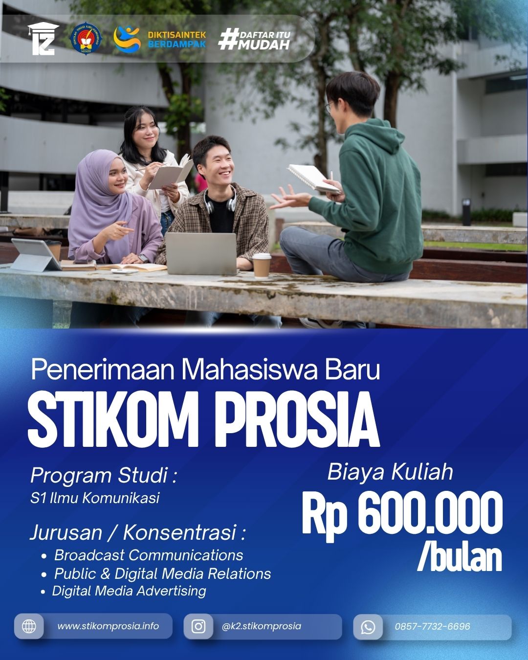 S1 Ilmu Komunikasi STIKOM PROSIA Jakarta