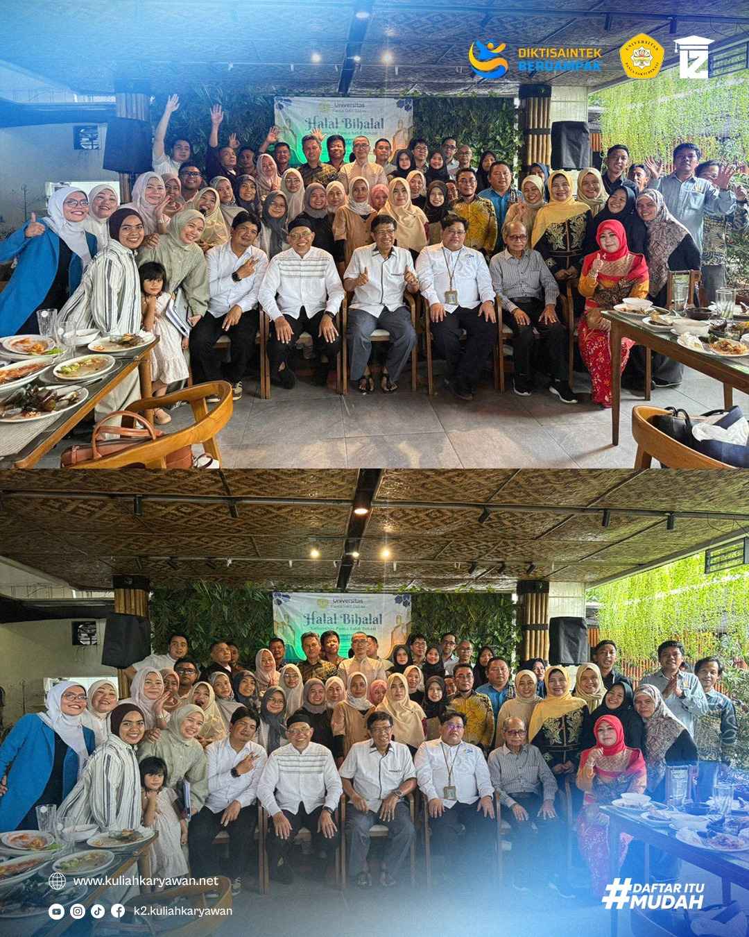 Kegiatan Halal bi Halal kampus Universitas Panca Sakti Bekasi