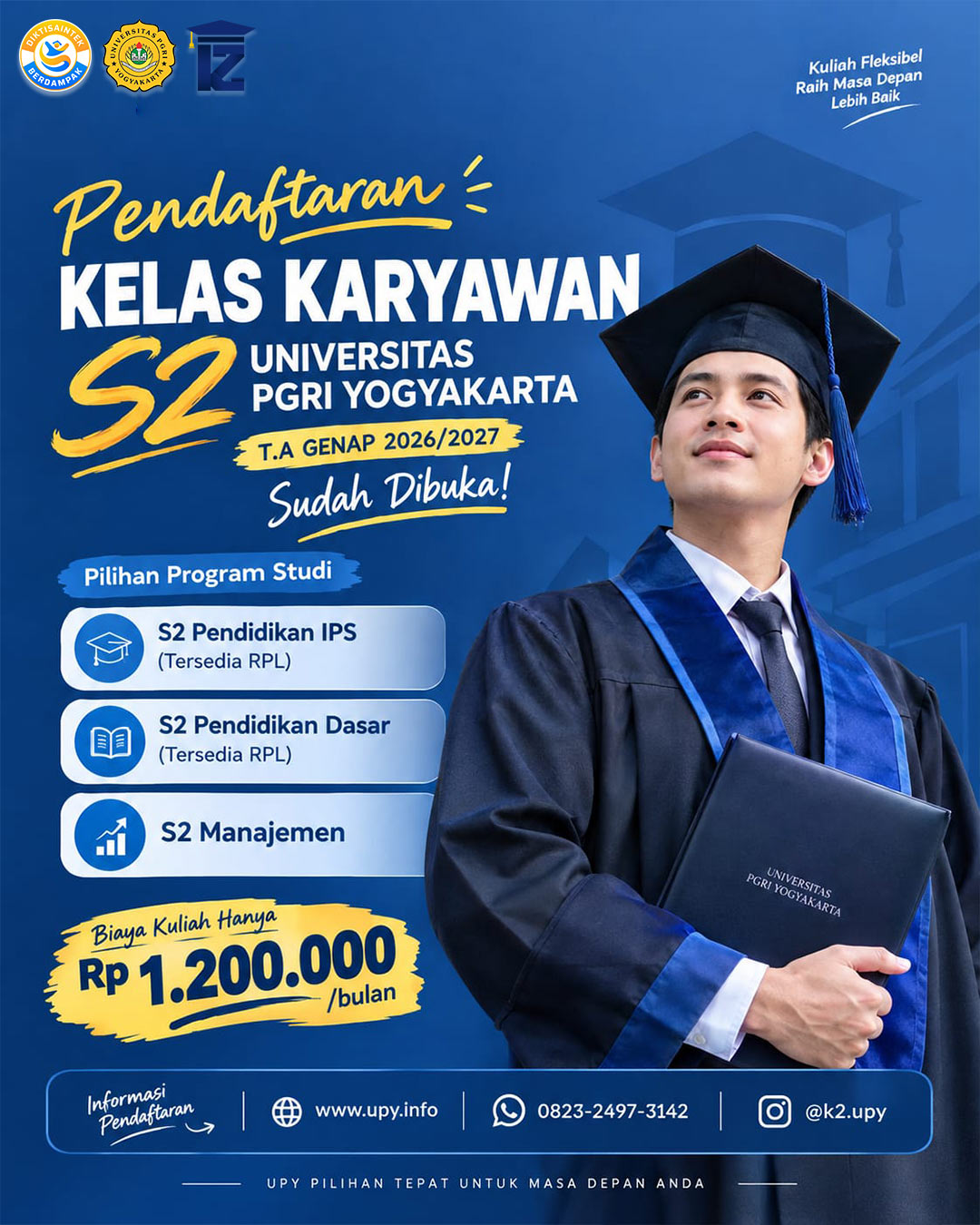 INFO KULIAH S2 MURAH DI K2 UPY