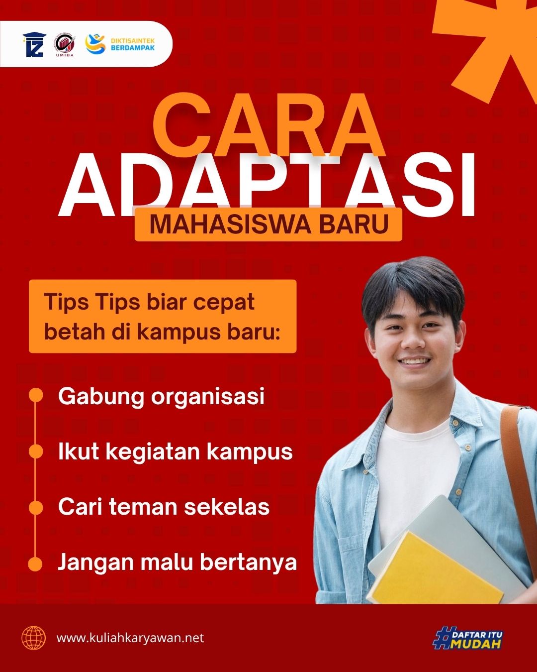 Cara Adaptasi Mahasiswa Baru Agar Cepat Betah Di Kampus Umiba Bintaro