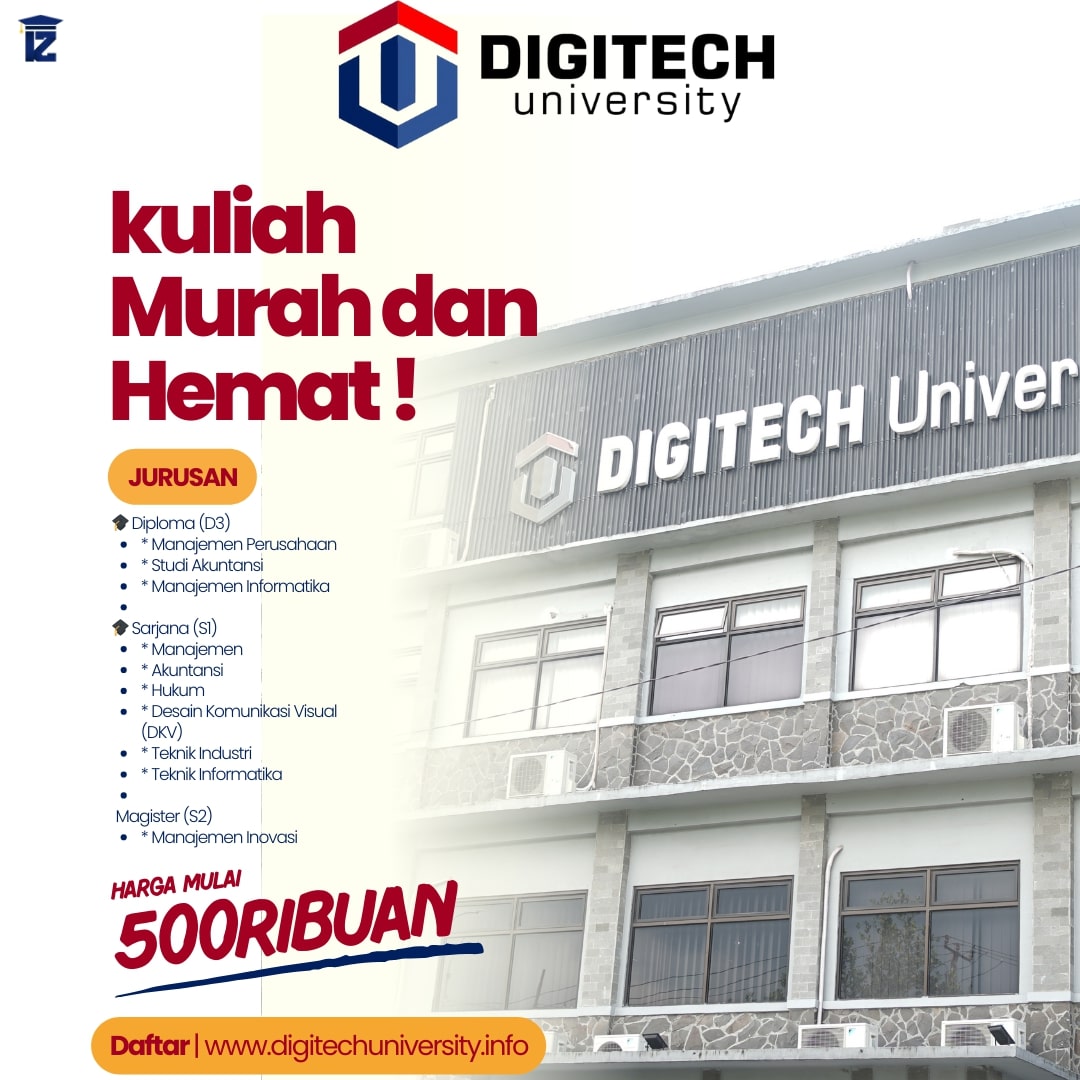 Ingin Kuliah Tapi Terkendala Waktu dan Kerja ? Yuk Daftar Kuliah Online di Digitech university