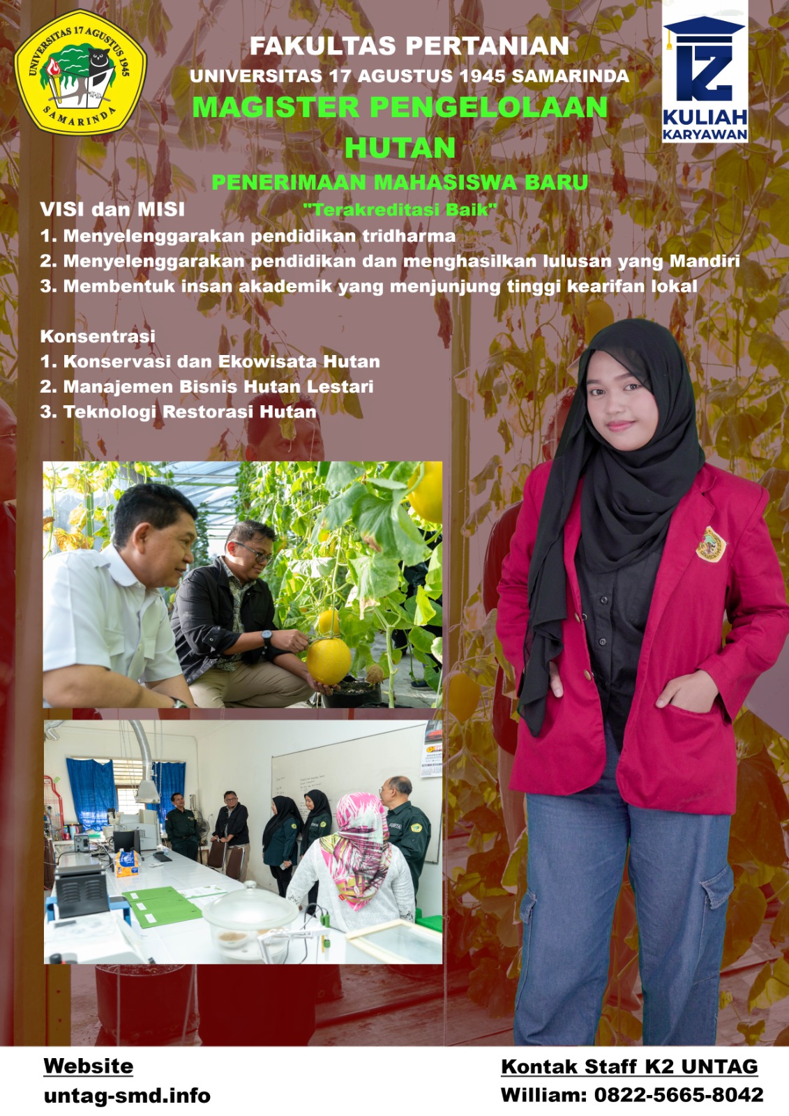 Cara Mendaftar Magister S2 Pengelolaan Hutan Di UNTAG Samarinda