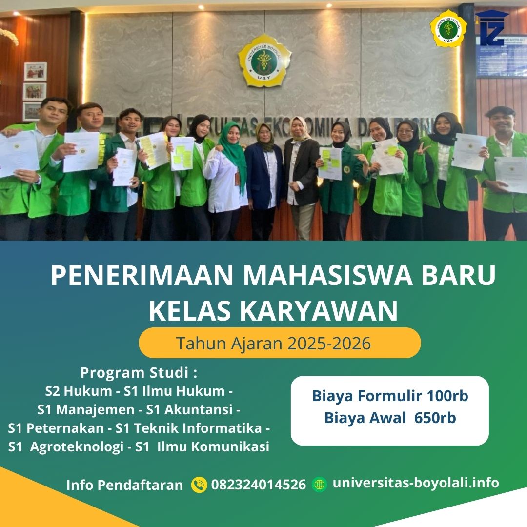Kuliah Kelas Karyawan Favorit di Wilayah Boyolali K2