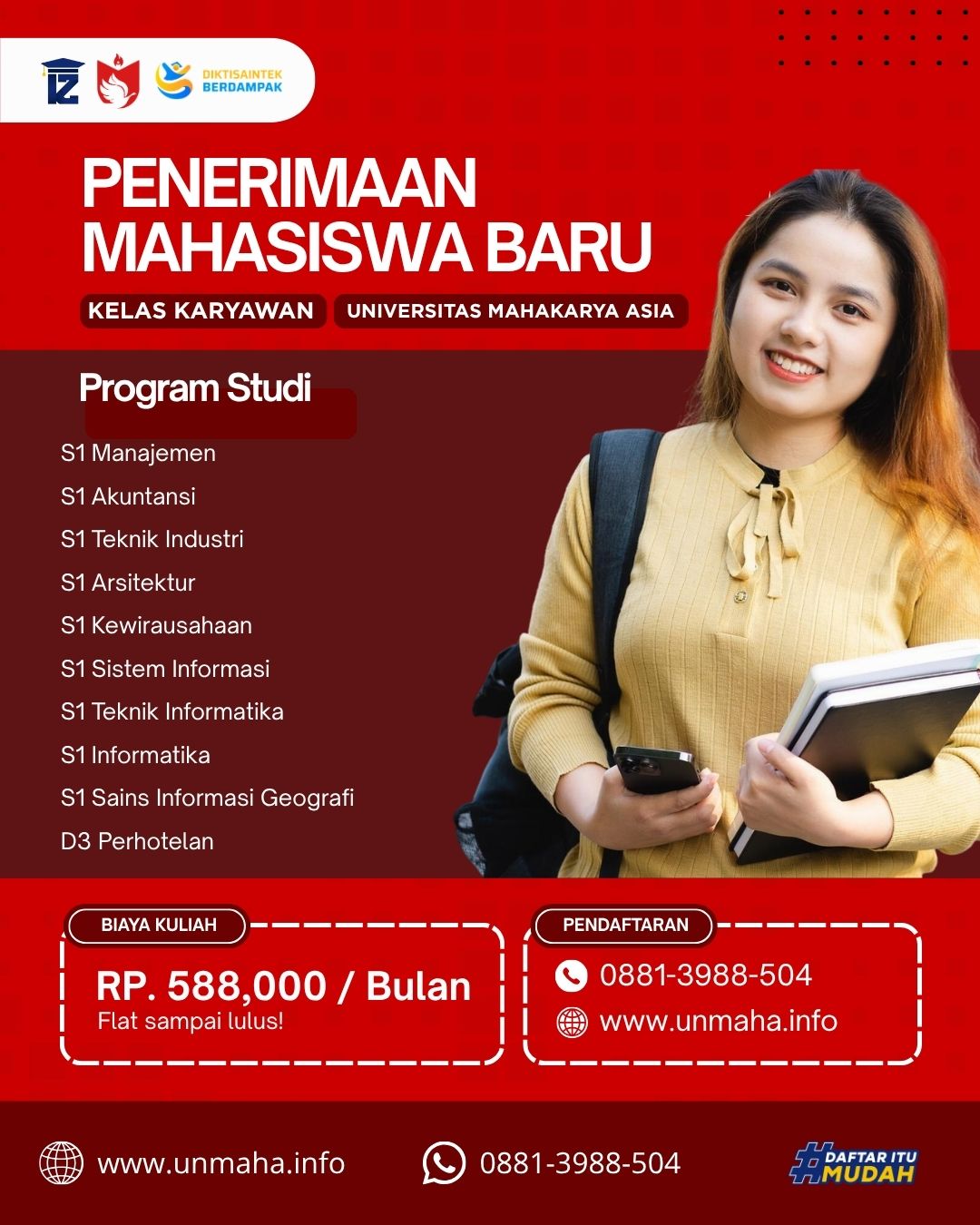 Ingin Bekerja di Perhotelan, Bisa Daftar D3 Perhotelan di Universitas Mahakarya Asia