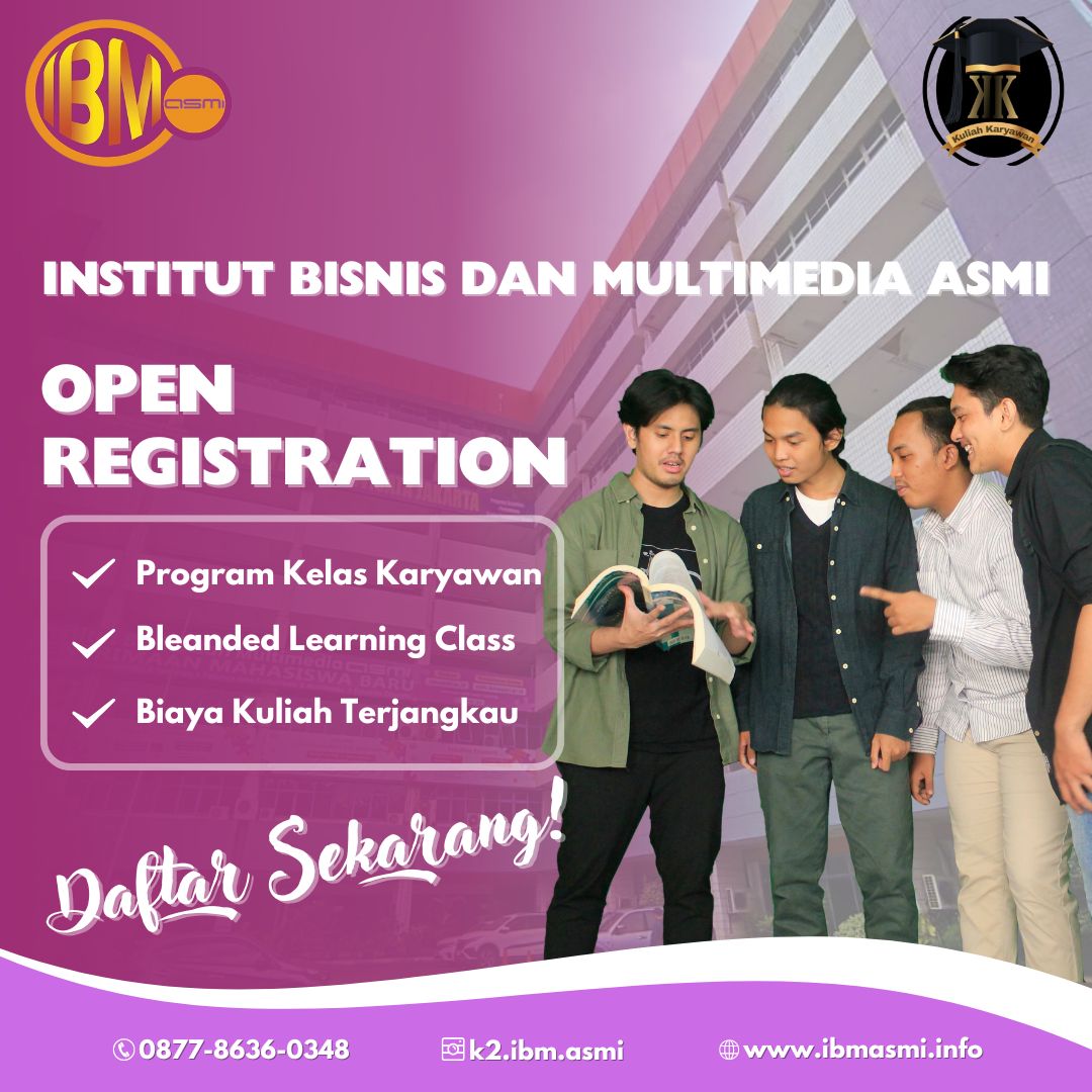Kelas Karyawan Shift Institut Bisnis Dan Multimedia Asmi  