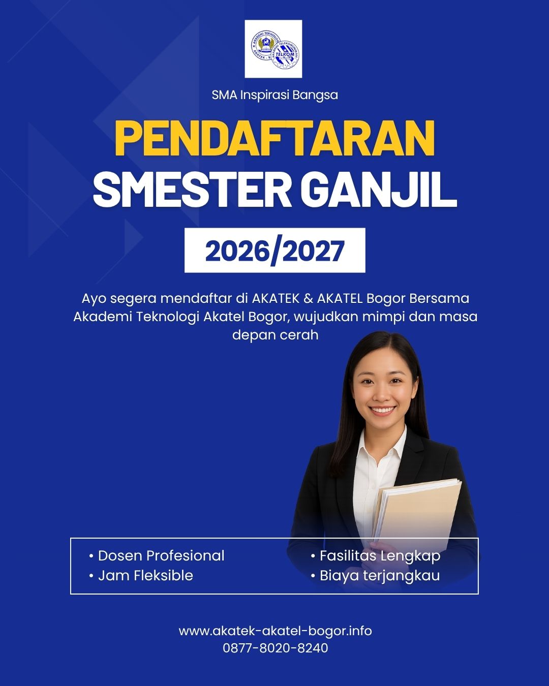 Pendaftaran Online Akademi Telekomunikasi Dan Akademi Teknologi
