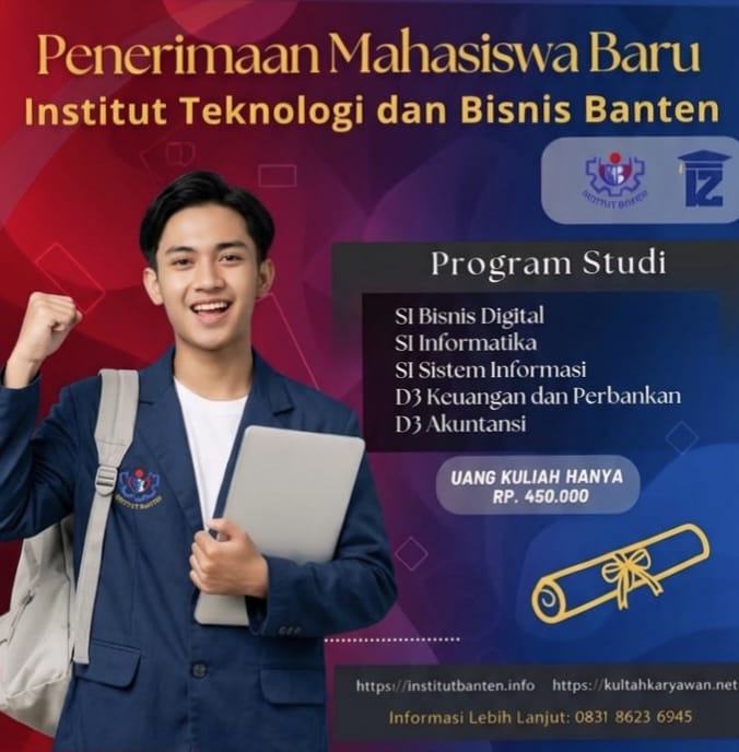 ITB Banten Kampus dengan Jurusan S1 Informatika & S1 Sistem Informasi di Kota Serang