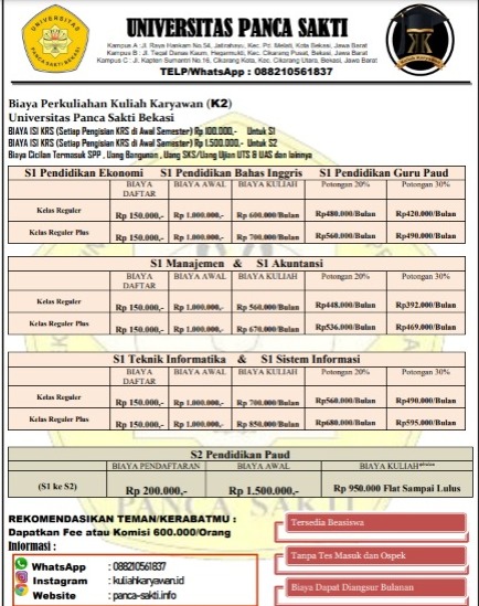 Kampus Termurah di Daerah Jatirahayu Bekasi