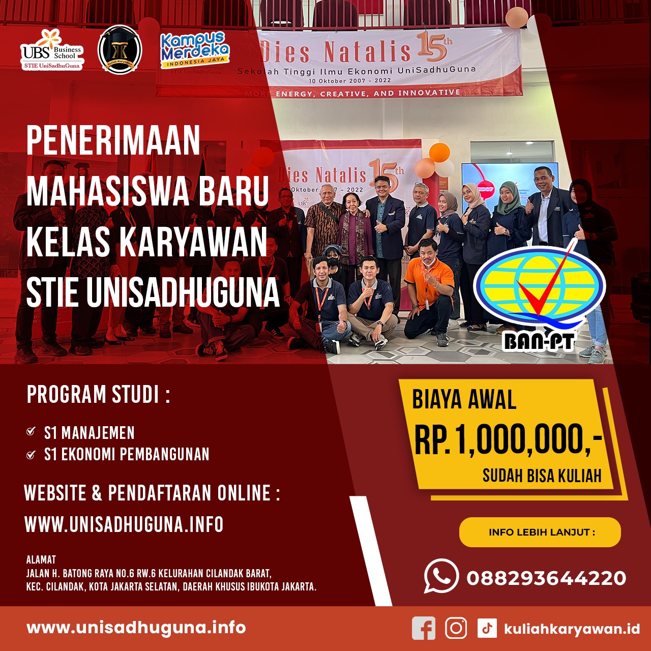 Kelas Online Di STIE Unisadhuguna 