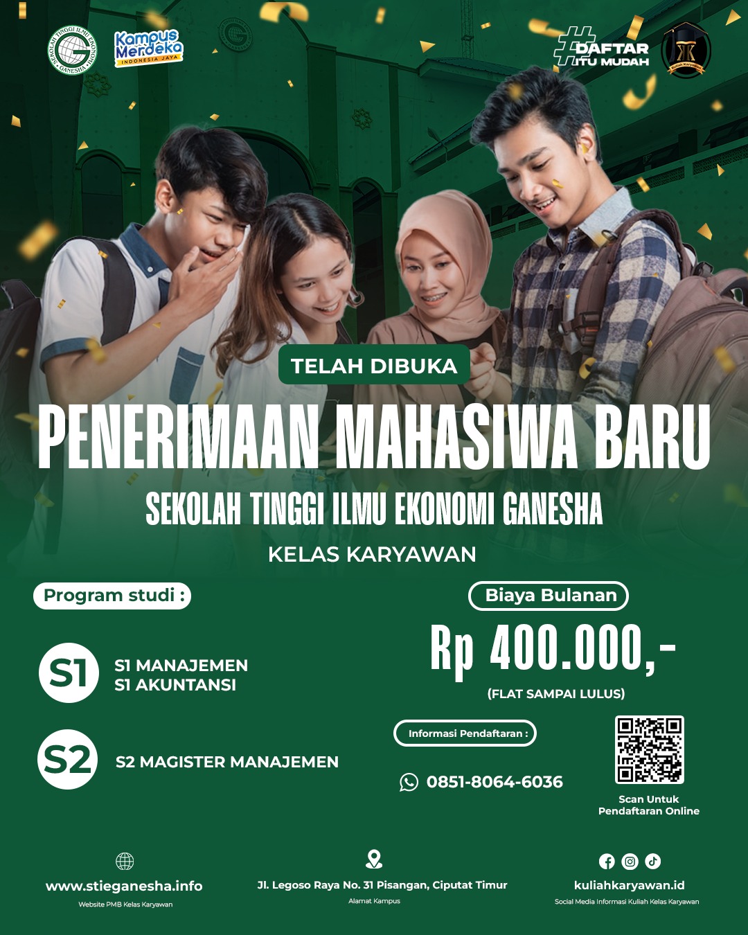 Dapatkan Pendidikan Terbaik di STIE Ganesha