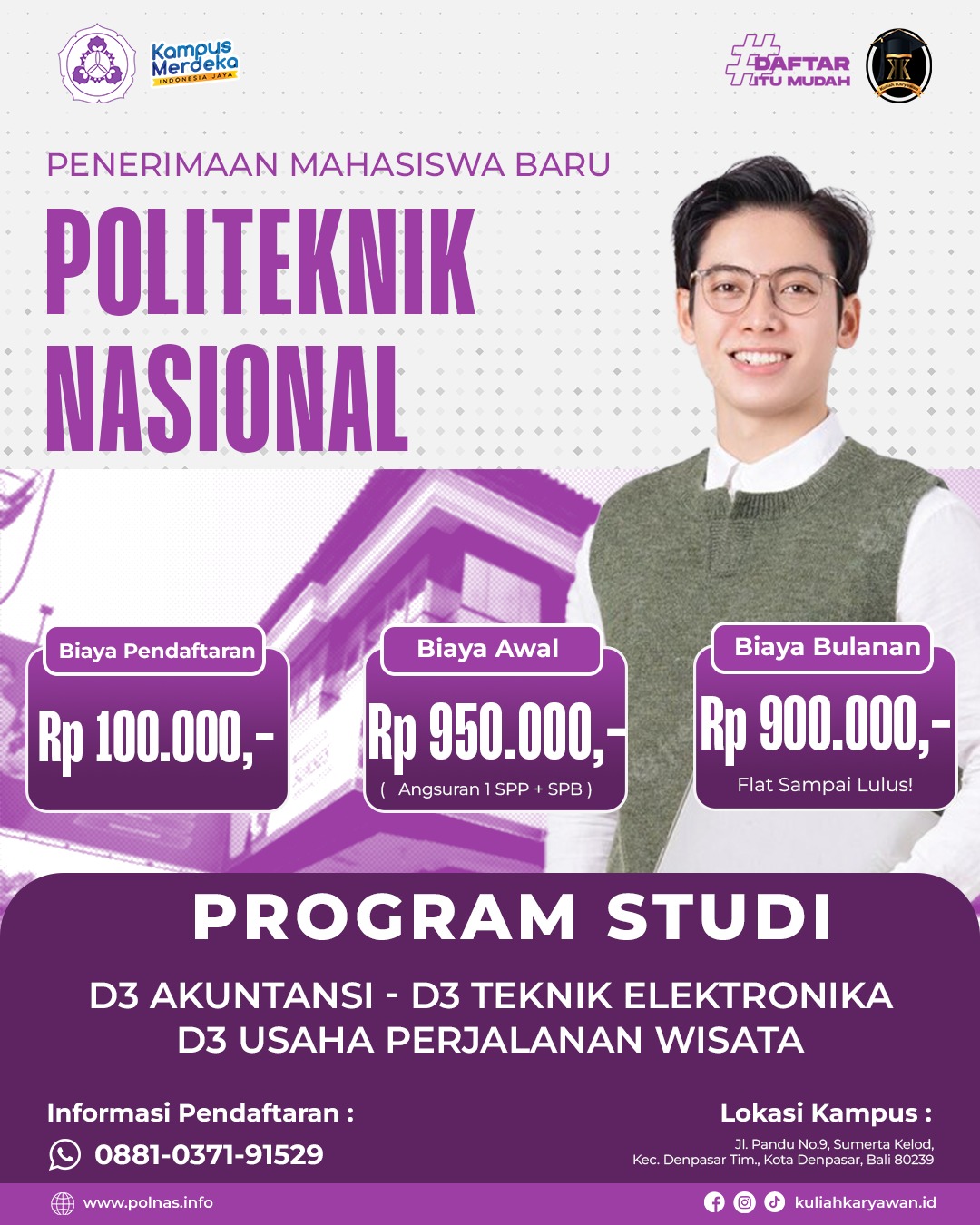 Kuliah Sambil Kerja Di Politeknik Nasional