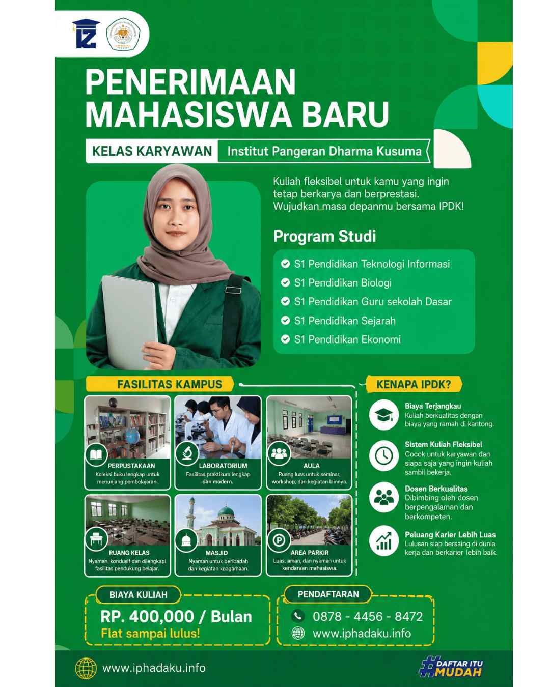 Institut Pangeran Dharma Kusuma Hadir sebagai Kampus Fleksibel dan Terjangkau untuk Masa Depan