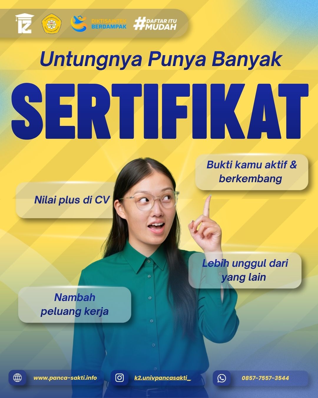 Keunggulan Punya Banyak Sertifikat bisa di RPL kan di Universitas Panca Sakti Bekasi