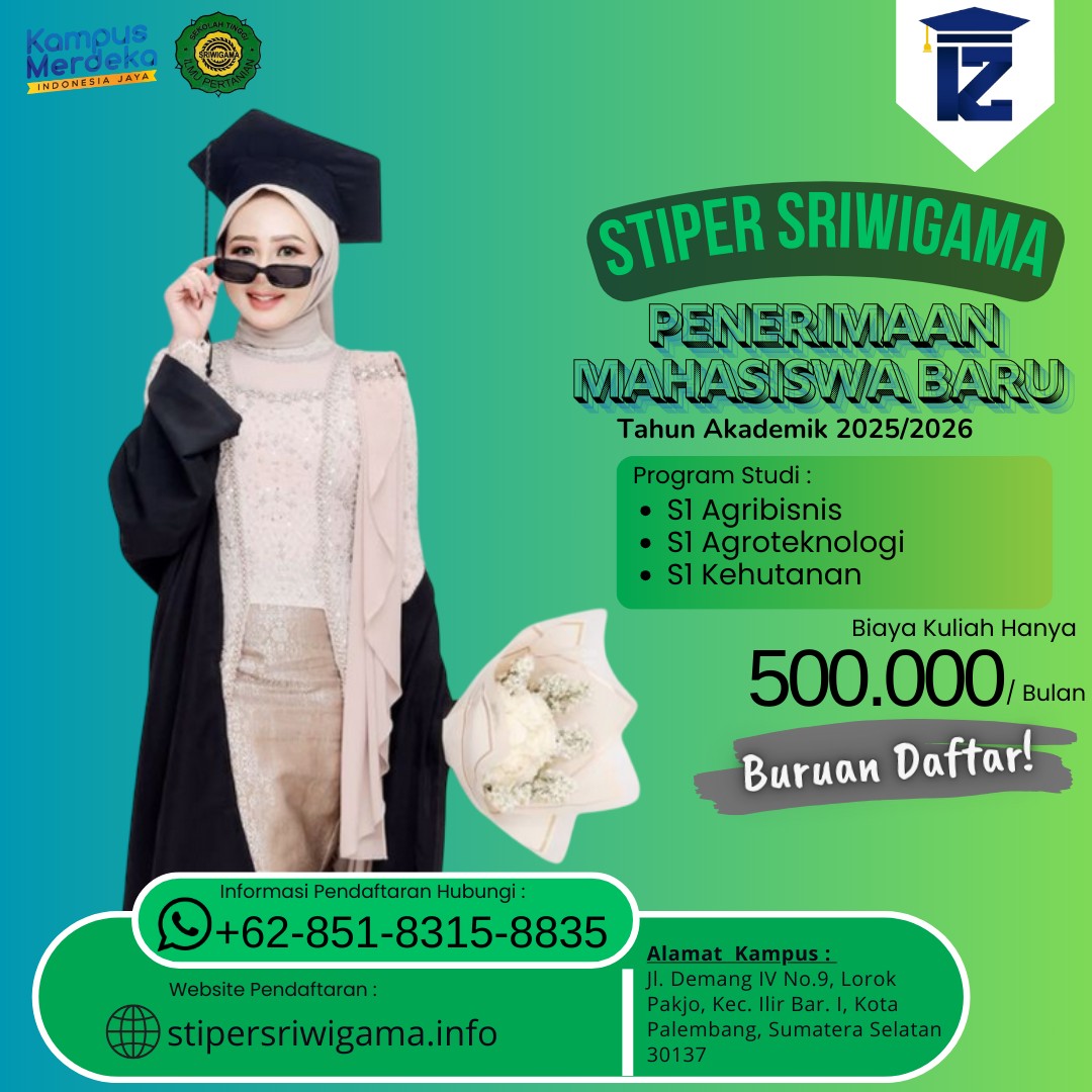 Penerimaan Mahasiswa Baru STIPER Sriwigama 