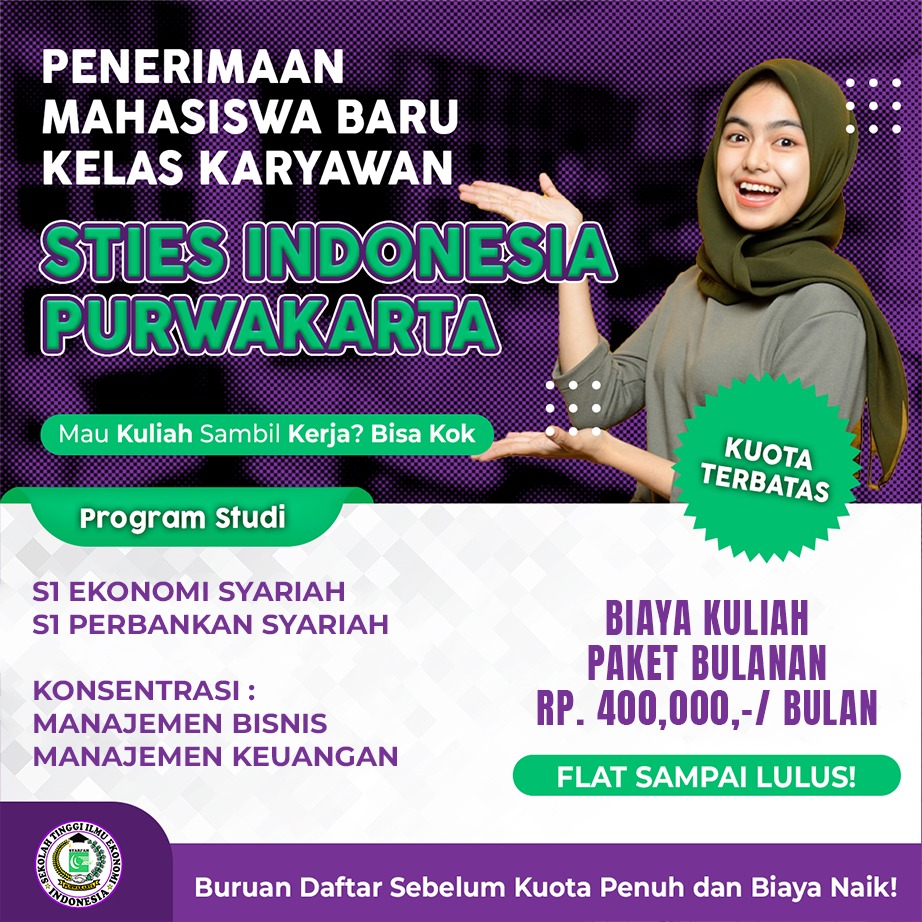 Kelas Malam Kuliah Sekolah Tinggi Ilmu Ekonomi Syariah Indonesia Purwakarta K2