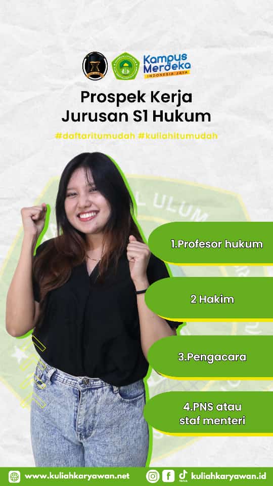 Prospek Kerja Jurusal Ilmu Hukum