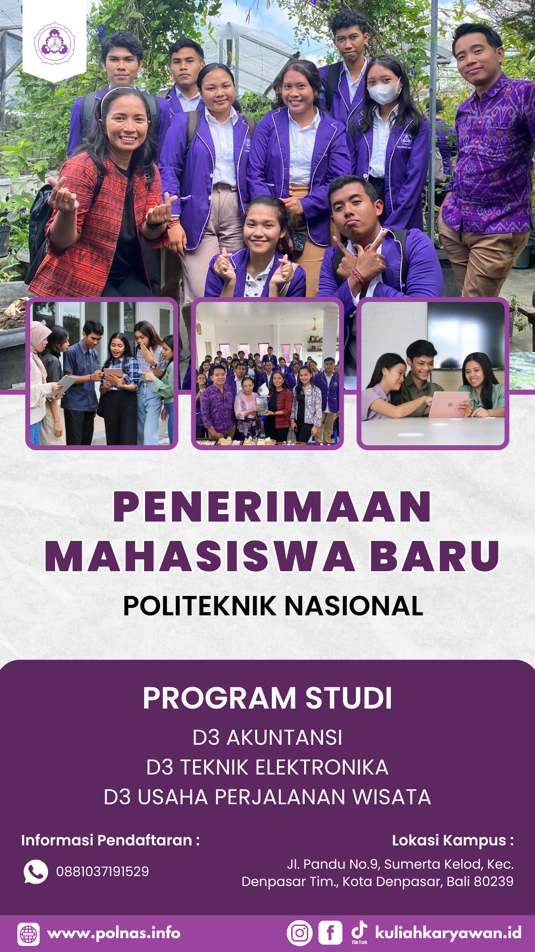 Kuliah Kelas Karyawan Politeknik Nasional