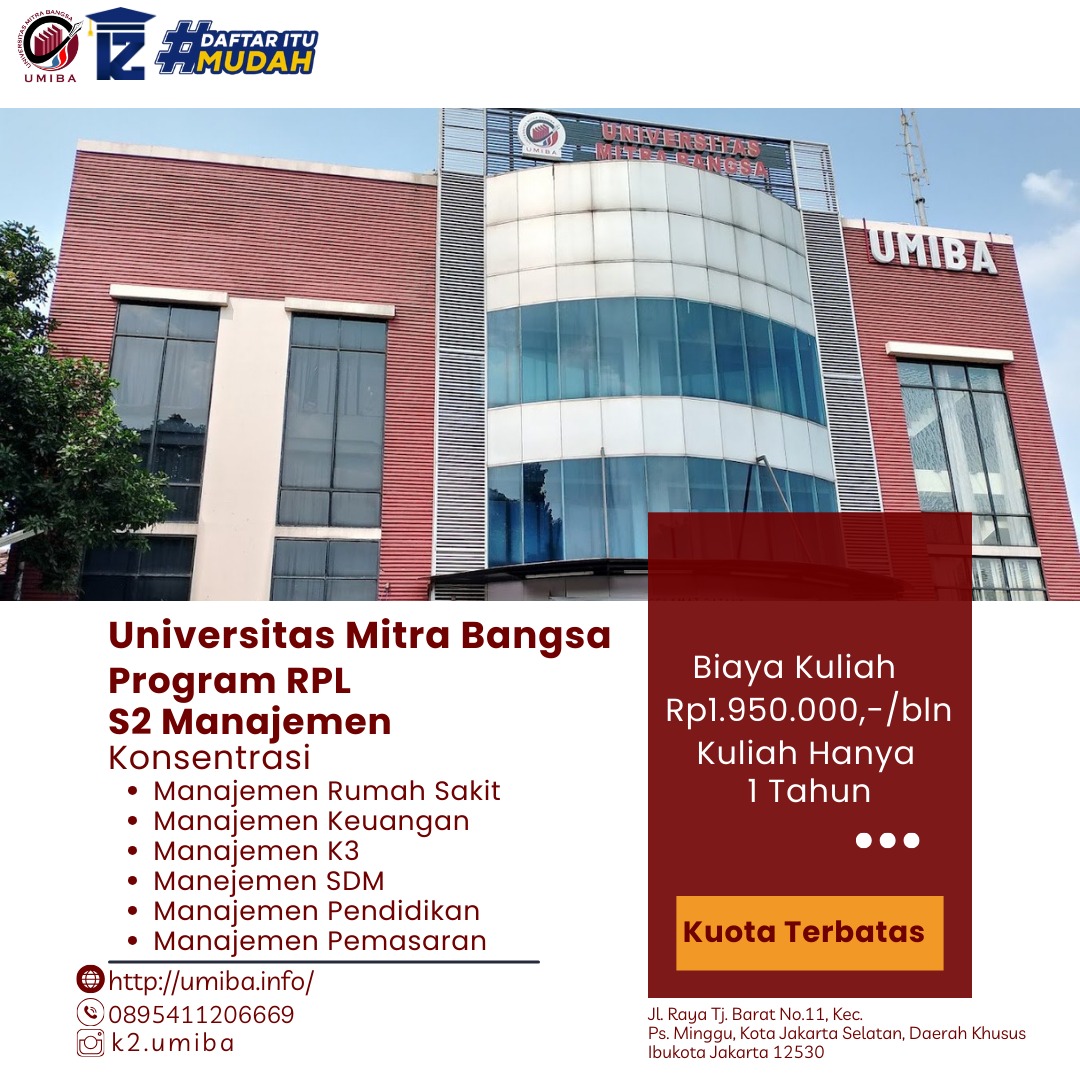 RPL S2 Manajemen UMIBA Tanjung Barat