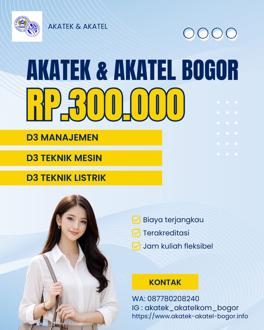 Keuntungan Kuliah kelas karyawan di Akatek dan Akatel Bogor