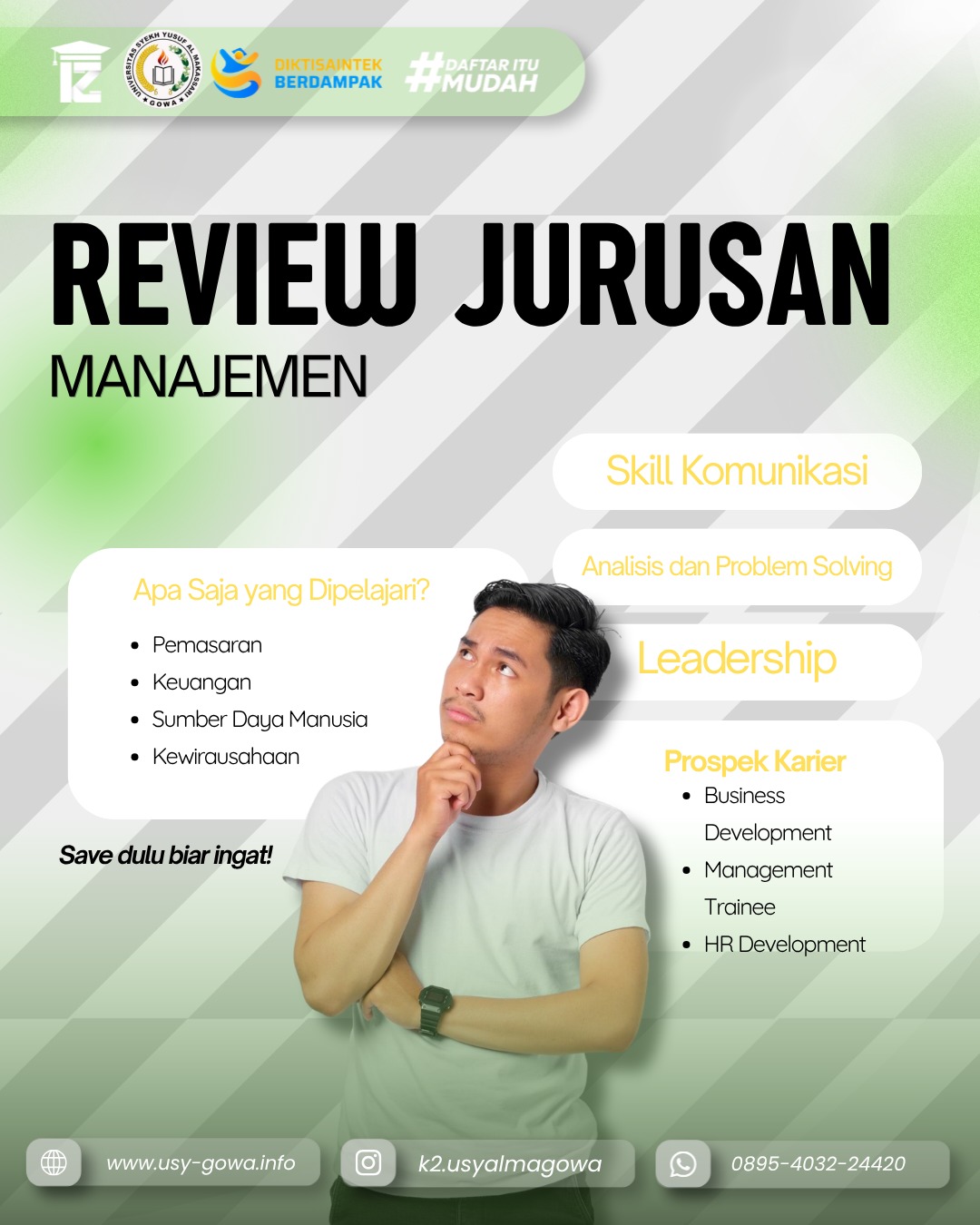 Review Jurusan S1 Manajemen Universitas Syekh Yusuf Al Makassari