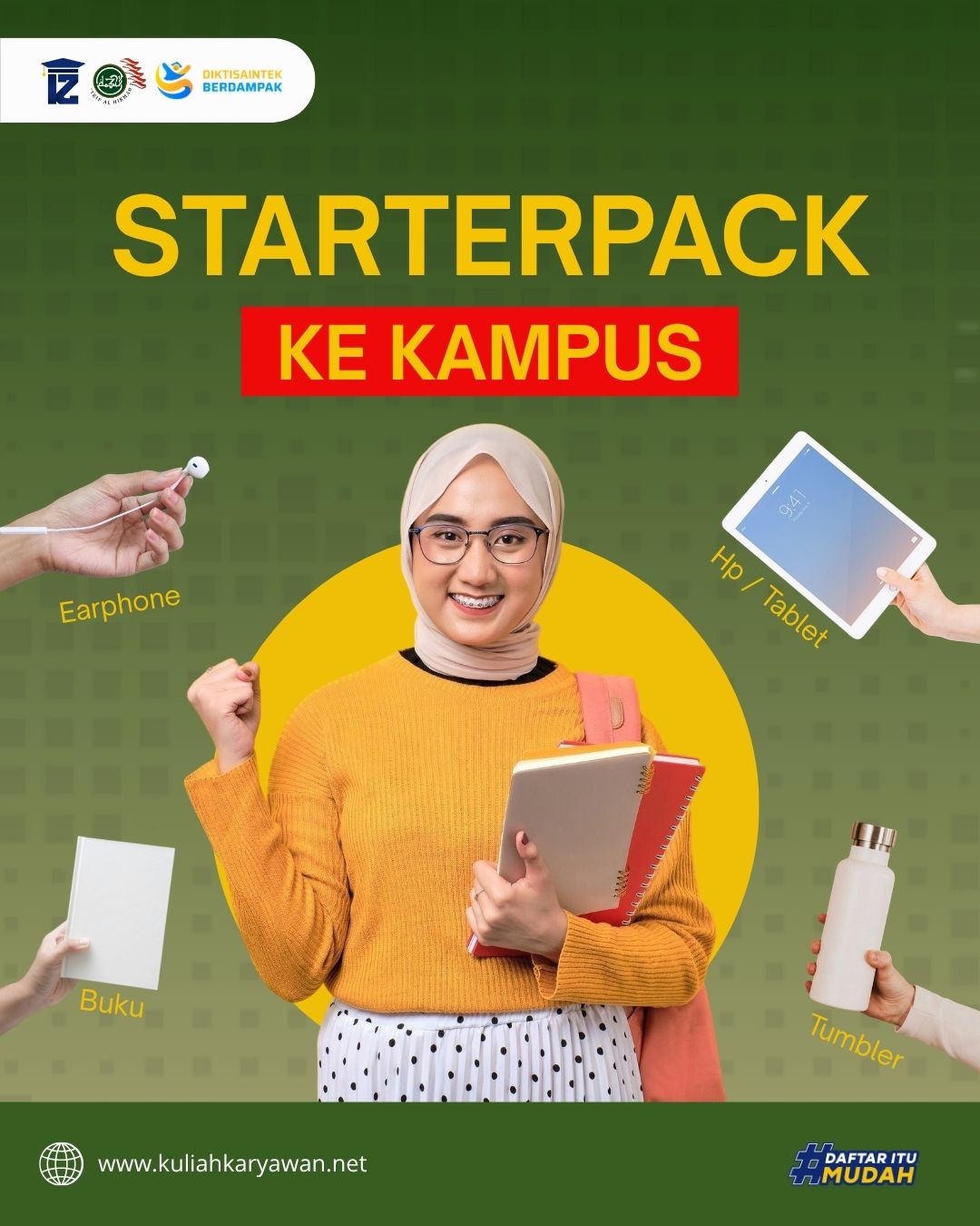 Starter Pack Kuliah Weekend: Barang Wajib Biar Belajar Makin Sat-Set dan Karier Tetap Jalan