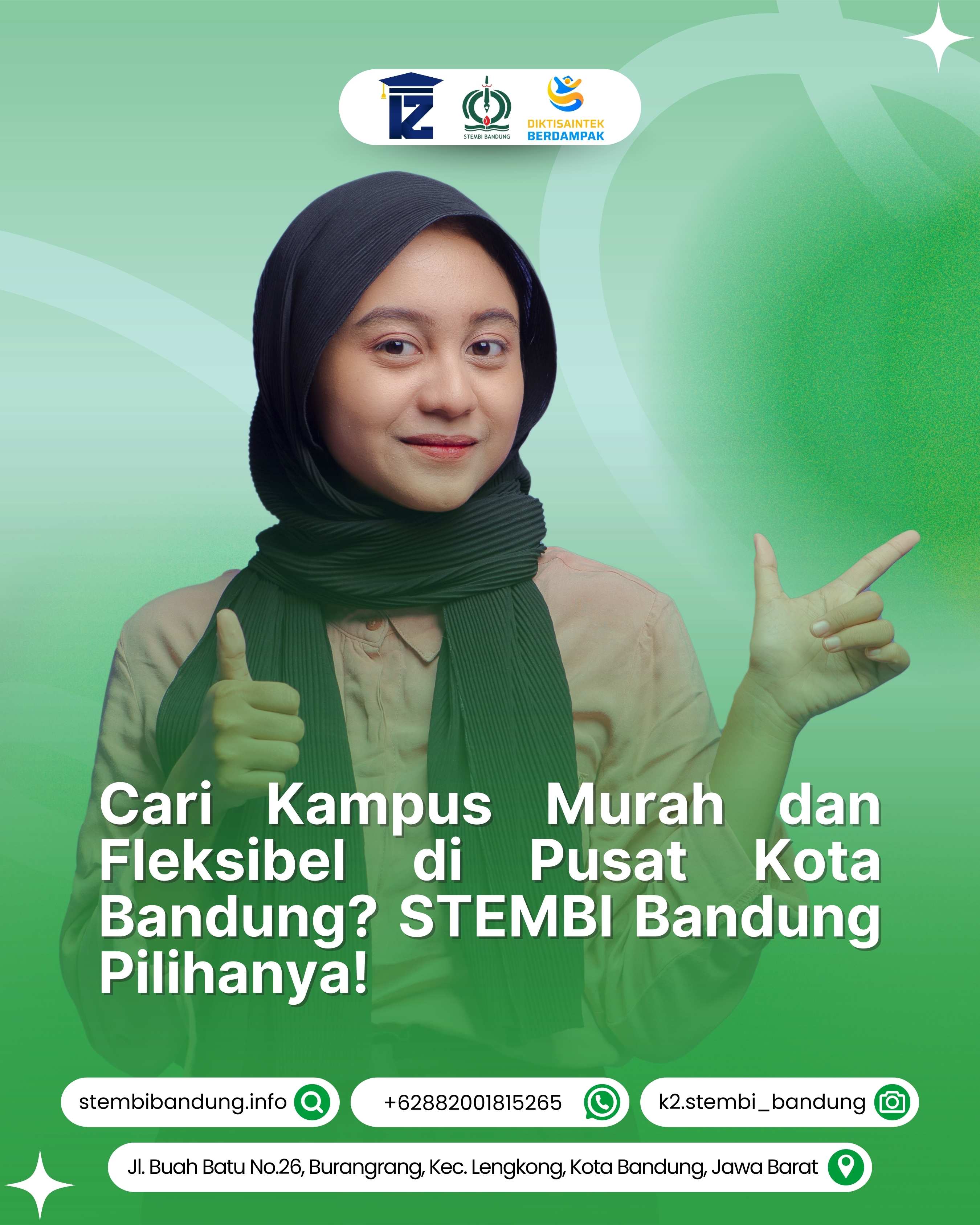 Cari Kampus Murah dan Fleksibel di Pusat Kota Bandung STEMBI Bandung Pilihannya