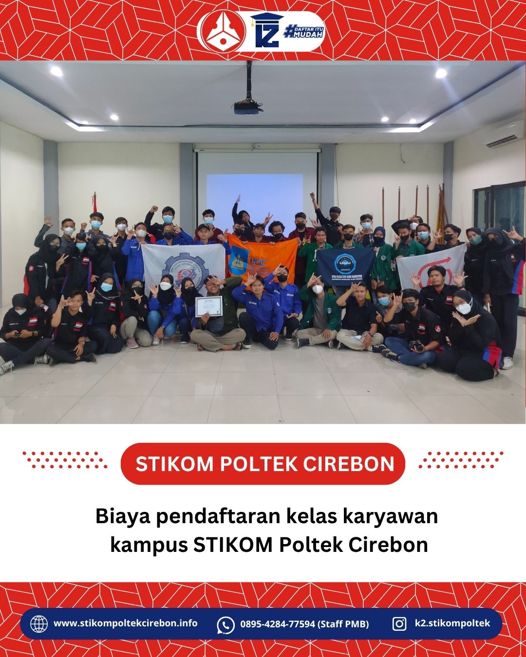 Biaya pendaftaran kelas karyawan di kampus STIKOM Poltek Cirebon