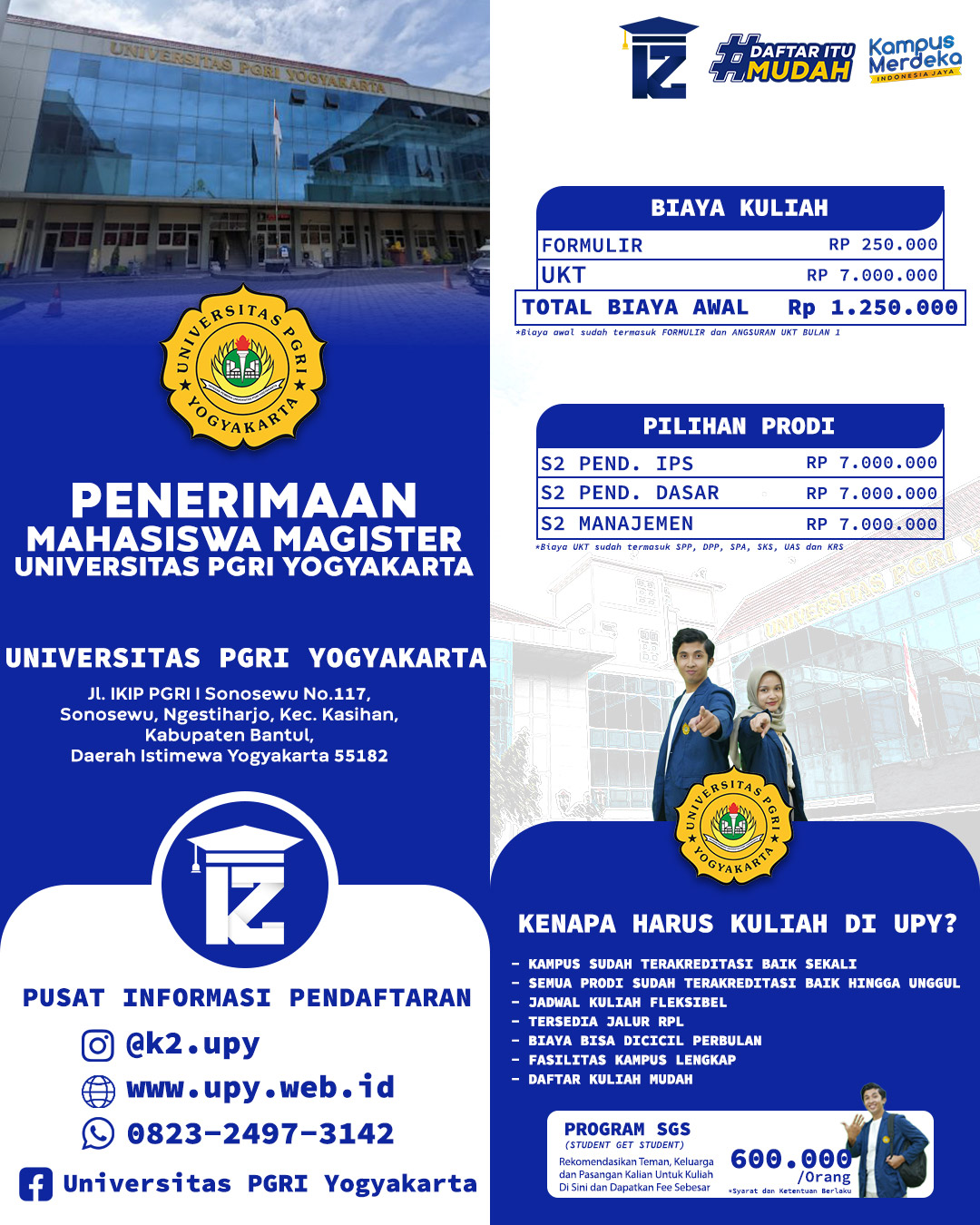 Rekomendasi S2 Pendidikan di Jogja Universitas PGRI Yogyakarta Solusi Tepat untuk Profesional Pendid