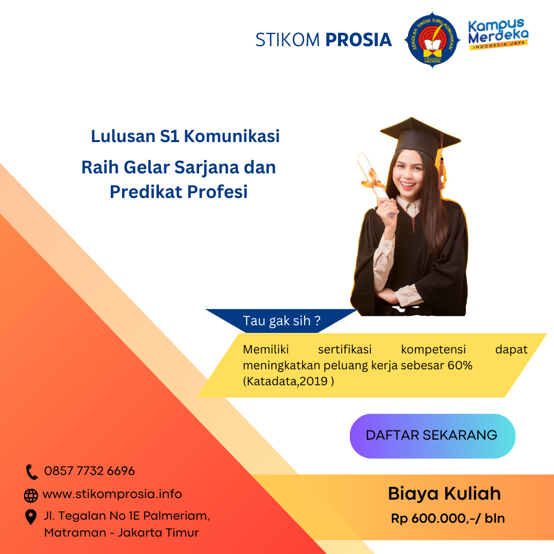 Kerja Sambil Kuliah Di STIKOM PROSIA Jakarta
